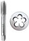 M14 mm x 1,5 métrique HSS Machine Taraud et Filière ronde droite Outils de filetage Compatible with machine à mouler