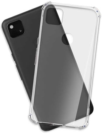 mtb more energy® Case Soft Armor kompatibel mit Google Pixel 4a (5.81'') - Anti Shock Verstärkung - 1,5mm TPU - Schutz-Hülle Cover Tasche Handyhülle