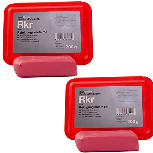 Reinigungsknete rot abrasiv Reinigung Knete Rkr Koch Chemie 2 Stück
