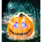 Voneta Halloween Nebelhersteller mit Kürbis, 12 LED-Kürbis-Licht-Nebel-Wasser-Brunnen-Teich-Nebelmaschine-Zerstäuber-Luftbefeuchter