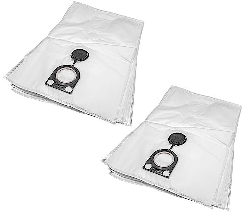vhbw 10x Sacs compatible avec Bosch GAS 20 L, GAS 20 L SFC, GAS 20 aspirateur - 44cm x 32cm blanc