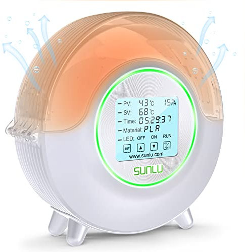 [SUNLU Offiziell] 2023 Neuester Trocken Box S2 Mit 360° Rundumheizung - Aufbewahrungsbox Für 3D Drucker Filament, Hält Das Material Trocken - Weiß