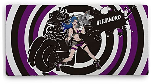 Schreibtischunterlage Papier. Custom Mousepad. Gaming Mauspad. Schreibtischunterlage. 800 * 4000 * 2mm. Unterseite aus rutschfestem Gummi. Jinx LOL