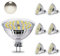 HiBay 6X GU5.3 LED Light Bulbs MR16 4W 400lm 4000K Neutral White Spot Light Replace 35W Halogen Lamp 12V AC/DC GU5.3 Bi-Pin LED Spotlights