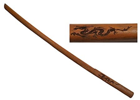 Artes Marciales Deluxe Elite - Dragón Bokken (madera de roble, grado A, 101,6 cm)