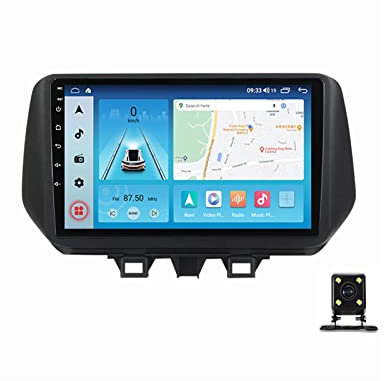Autoradio 2 Din Radio Für Hyundai Tucson Ix35 2018~2020, 9 Zoll Android Mit Navi Stereo Auto Bluetooth Doppel Din Radio Mit Rückfahrkamera FM Radio Unterstützung Carplay/Auto/Mirror Link,M200s