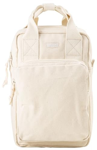 Levi's Damen Women's L-Pack MINI Backpack, Ecru