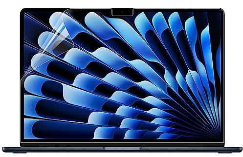Arisase HD Clear Screen Protector for 2023 Newest MacBook Air 15.3 with M2 Chip (Model: A2941), Anti-Fingerprint & Scratch-Resistant 5H Hardness Screen Protector Laptop Protective Accessory (2-Pack)