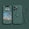 Ykerey Case for iPhone 13 mini Cover with 360 Degree Ring Holder Metal Finger Ring Holder Magnet Car Holder Soft Silicone Shockproof Cover for iPhone 13 mini, Dark green