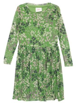 s.Oliver Gemustertes Kleid aus unterlegtem Mesh