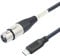Devinal Upgrade XLR Female to USB C Cable, USB tyep-C to Female XLR Recording Cable Cord Connector Adapter Compatible with Microphone Smartphone or MacBook 2M