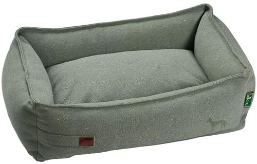 HUNTER Hundesofa Belluno, Farbe: Mint, mit robustem Strukturstoff, vorwiegend recycelte Materialien, nachhaltig, rutschhemmend, stilvoll und modern, Größe: M