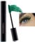 BigyQiu Green Waterproof Mascara, Colorful, Smudge-proof, 4D Silk Fiber Lash, Long Lasting, Highly Pigmented, Won't Clump