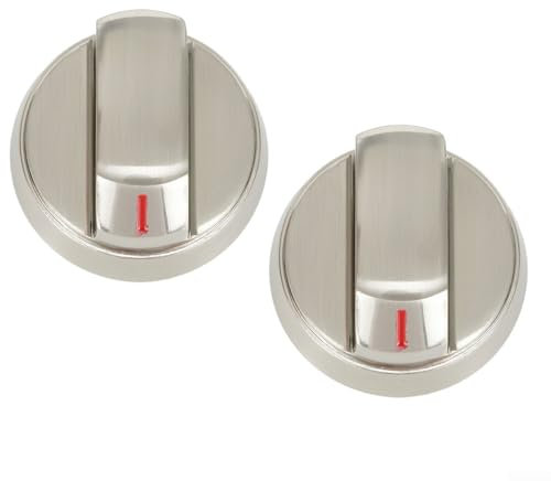 2 Stück 8 mm Outdoor Camping Grill Kontrollknöpfe, Gasherd Knopf Gas Gill Control Schalter Knöpfe, Küche BBQ Grill Herd Steuerknopf Teile