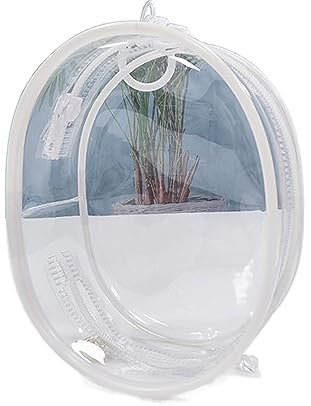 DIIOOMIEEU Transparente Vitrine, Schlüsselanhänger, Geldbörse, Tasche, tragbar, Plüsch-Aufbewahrung, Hängetasche, Schmuck