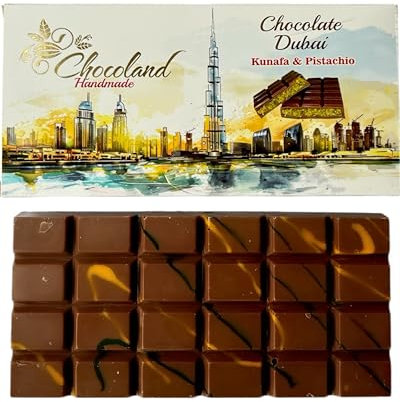Dubai Schokolade Original 220g – VIPPKM Premium Dubai Schokolade Pistazie - Dubai Schokolade Set – Dubai Chocolate Schokolade Dubai – Jetzt original Dubai Schokolade kaufen