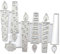 CHIZISX Kerze Metall Stanzformen Schablonen Für Scrapbooking Dekorative Prägung Papier Karten Vorlage Dekorative Stanzungen