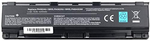 Laptop Battery Compatible for Toshiba PA5023U-1BRS PA5024U-1BRS PA5025U-1BRS PABAS260 Toshiba Satellite C840 C840D C845 C850 C850D C855 C855D C870 C870D C875 C875D L840 L840D L845 L850 L850D L85