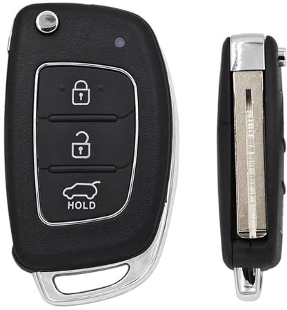 SPYKEY Car Key Shell For Hyundai I10 I20 I30 I35 I40 Genesis,Car Key Fob Cover Replacement,Key Fob Shell Case Blade