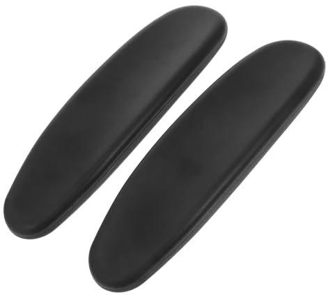 LOPUNER Gaming Chair Arm Pads Replacement for Office Chairs Soft Pair of Armrest Pads Random Base and Screws Color Comfortable Armrest Covers Suitable for Computer