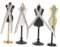JUMPLAWN 4 Sätze Puppenzubehör Kleidung Nähen Mini Puppenkleid Nähpuppe Mannequin-Körper Puppe Schmuck Schaufensterpuppe weibliche Schaufensterpuppe Puppenkleiderform Harz