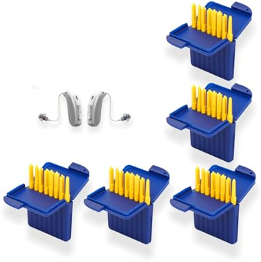 5pcs 1.5mm Starkey Wax Guard Filters New Packing Cleaning Tool Accessories Hearing Aid Wax Guard Filters for Starkey Hear Clear Hearing aid Filters (40 Filters)