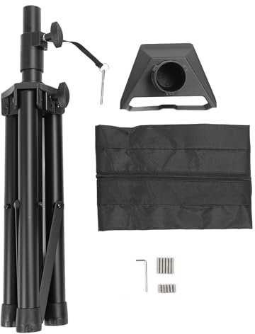 Qotolite Adjustable Steel Tripod Stand, 130lbs Weight Capacity, Erosion, Portable and Sturdy, for Satellite Dish, RV and Camping Use