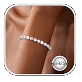 Chriscoco Armband Silber 925 Damen Verstellbare Armband Damen | 925 Silberarmband,Stapelbare Armbänder Armkette,Silber Schmuck für Mädchen