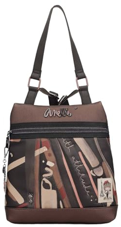 Anekke Rucksack Freizeitrucksack Parisian Anti-Theft Backpack Multicolor mehrfarbig
