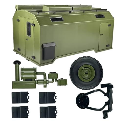 Kompatibel Mit LDRC Für LD-P06 Für Unimog Für WPL B36 RC Truck Auto-Upgrades Teile Ersatzzubehör Heckkofferraum-Kit RC Auto Upgrade-Teile