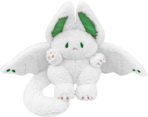 Sixfox 30cm Plüschtier Fledermaus Kuscheltier Stofftier Kawaii Fledermaus Plüsch, Hase Plüschkissen Spielzeug, Wurfkissen, Kissen Puppe, Schmusetier Geschenk für Kinder Mädchen Jungen