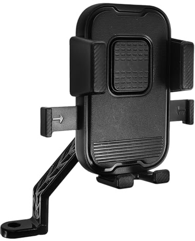 PENIKOKO Verstellbare Antivibrations Handyhalterung Fahrrad und Motorrad Lenkerhalterung mit Drehung für Sichere Navigation und Einfache Montage Geeignet Bikes und Scooter