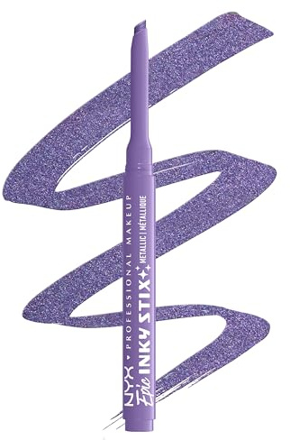 NYX Professional Makeup Wasserfester Cream Gel Eyeliner, Bis zu 24 Stunden Halt, Epic Inky Stix, Farbe: Violet!