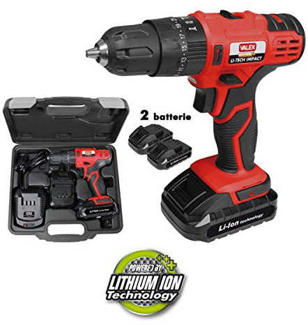 Trapano Avv.Batt.Li-Tech Impact 214 Valex