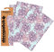 Clairefontaine C760O Decopatch Papier, 3er Pack Violett mit Rosen