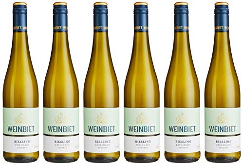 Weinbiet Manufaktur E.G. Mußbacher Eselshaut Riesling Trocken Weißwein (6 X 0.75 L)