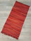Kottig Fleckerlteppich Hochwertiger Handweb Fleckerl Teppich Arlberg 80x150 cm 2.200g/m2 schwere Qualität rot
