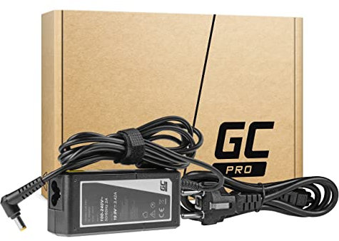 GC Pro Cargador para Portátil Acer Aspire 5741G 5742 5742G E1-521 E1-531 E1-531G E1-570 E1-571 E1-571G Ordenador Adaptador de Corriente (19V 3.42A 65W)