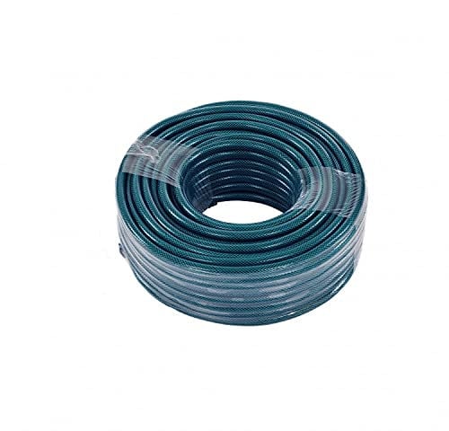 Oypla 30m PVC Flexible Green Hose Outdoor Garden Hose Pipe