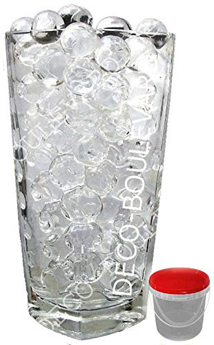 Deco-Boulevard 1x Eimer 1L - Mini TRANSPARENT klare Wasserperlen Gelperlen