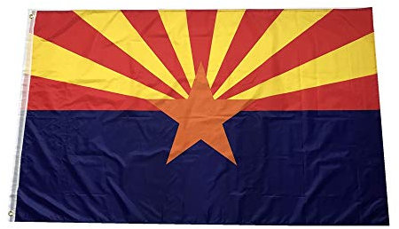 Stormflag China Hersteller Arizona 3 mx5 ft Polyester Staat Arizona Staat Flaggen Polyester mit Messing Ösen