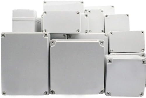 SUPERTOOL Projektbox, ABS-Kunststoffabdeckung, IP67, elektronische Anschlussdose, wasserdichtes Gehäuse, Instrumentenkoffer DIY (1 Stück, 175 x 125 x 100 mm)