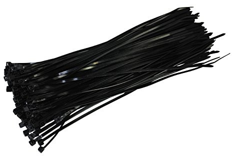 1000 Stück Kabelbinder schwarz 200 mm x 2,5 mm Handwerker Qualität cable ties kurz 8,1kg Zugkraft