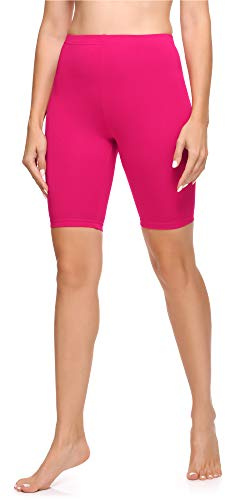 Ladeheid Damen Kurze Leggings LA40-131 (Amaranth, XL)