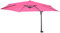 Mendler Wandschirm Casoria, Ampelschirm Balkonschirm Sonnenschirm, 3m neigbar, Polyester Alu/Stahl 9kg - pink-rosarot