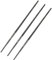 AERZETIX - C49983 - Lot de 3 - Lime ronde pour affûter la chaîne de tronçonneuse 0.325 - ∅4.8mm - Longueur 250mm - Outil d'аffûtage gouge/aiguiseur
