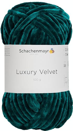 Schachenmayr Luxury Velvet 00070 emerald ca. 75 m 100 g