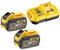 Dewalt DCB548 18 V/54 V XR Flexvolt 12,0 Ah Akku + DCB118 Flev Volt Ladegerät