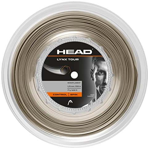 HEAD Lynx Tour Rolle Tennis-Saite, Champagne, 1.20 Mm / 18 g