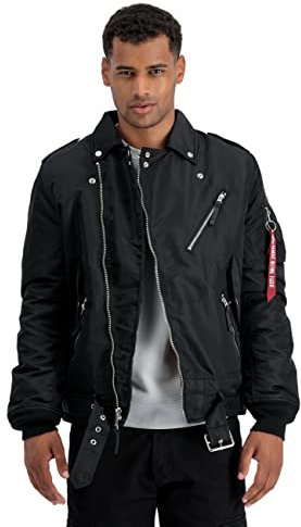 Alpha Industries Herren Outlaw Jacket Bomberjacke, Black, L